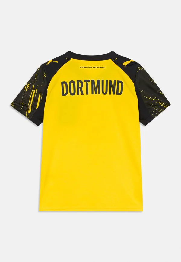 Домашняя футбольная футболка-реплика унисекс Puma, Faster Yellow/Black — фото 2