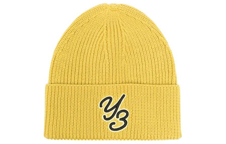 

Y-3 Шерстяная шапка с логотипом, Yellow