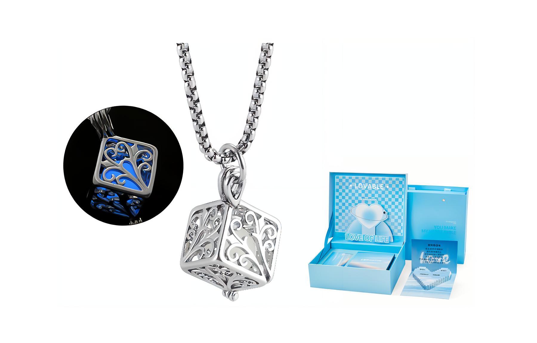 

Титановая стальная цепь унисекс ENFANTIN, синий