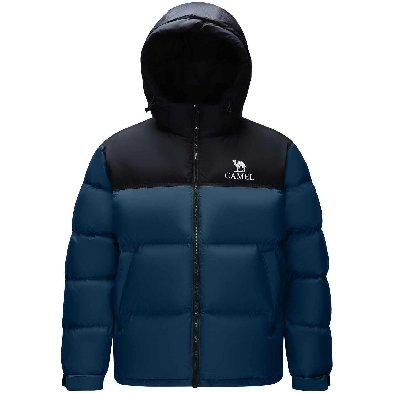 

Пуховая куртка Warm Fleece Collection, унисекс Camel, phantom черный/night mooring синий