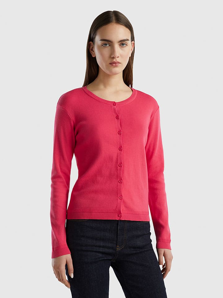 

Кардиган Benetton, фуксия