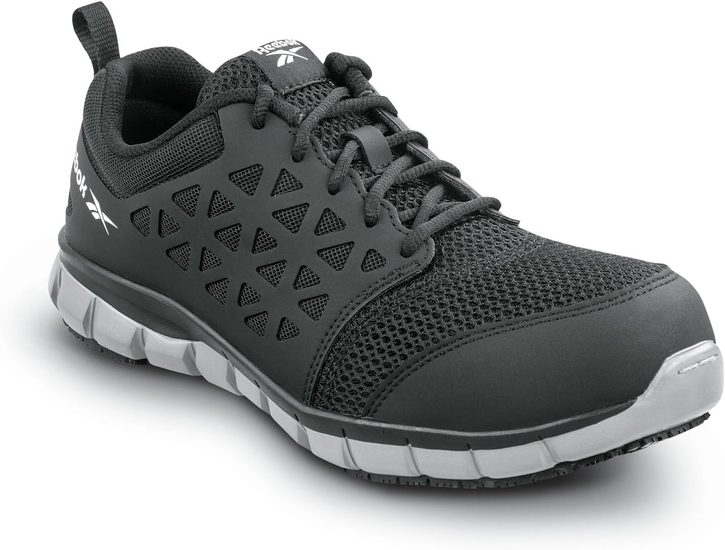 Мужские кроссовки Reebok Sublite Cushion Work MaxTrax с композитным носком SRO, черный — фото 2