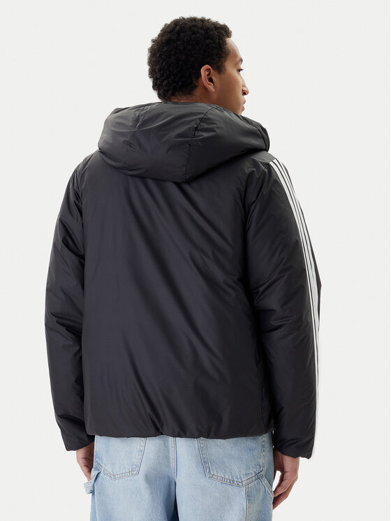 Зимняя куртка regular fit Essentials Climawarm 3-Stripes JM4042 Adidas, черный — фото 3