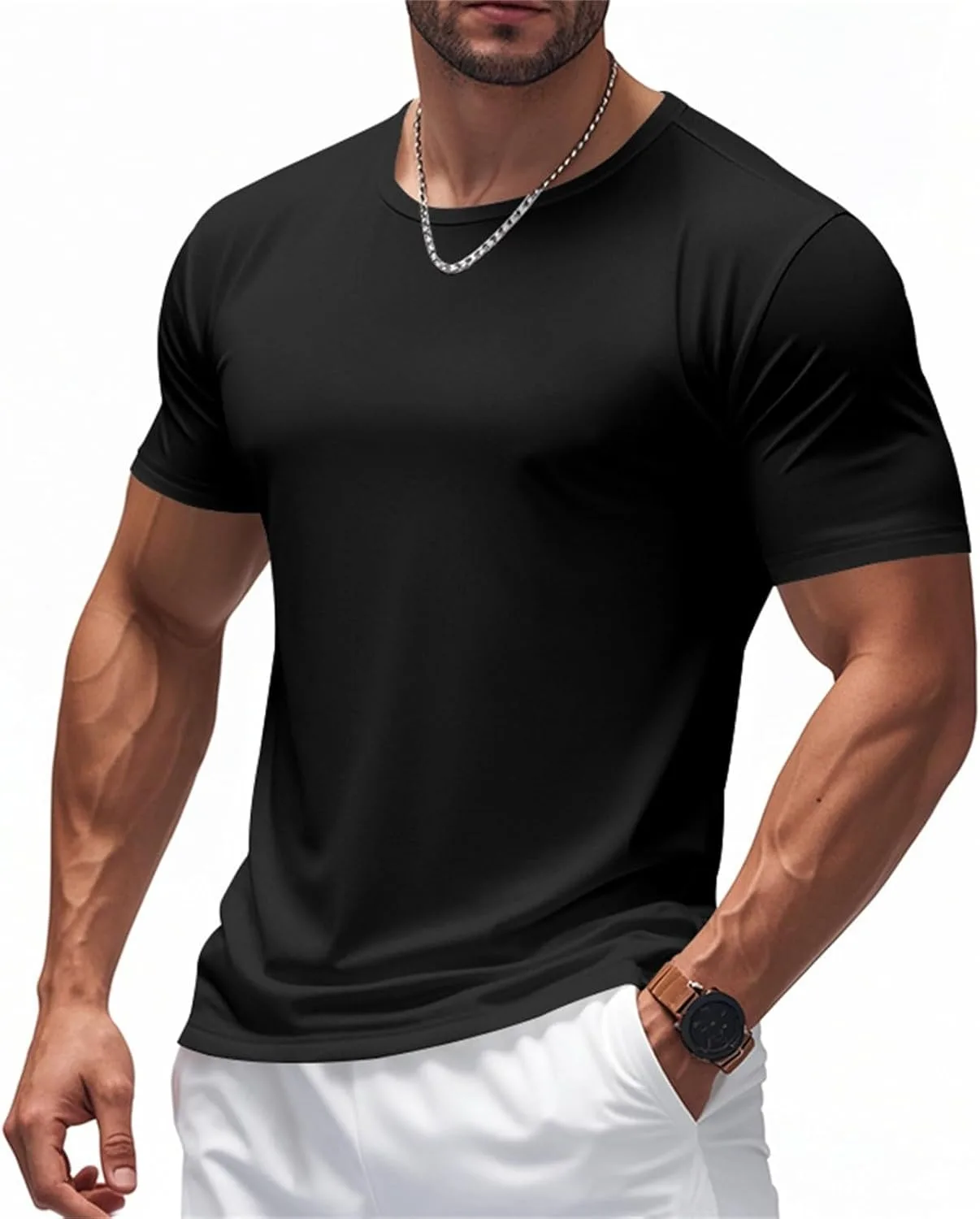 Мужская майка Muscle T-Shirts Mesh для тренировок — фото 2