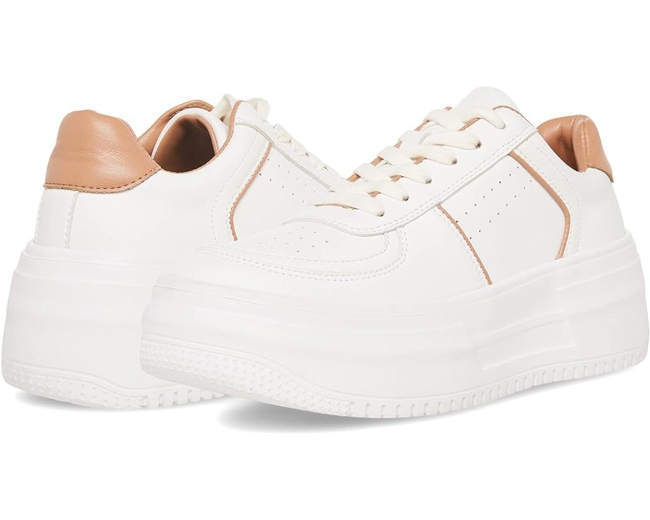 

Кроссовки Steve Madden Perrin Sneaker, цвет White/Tan
