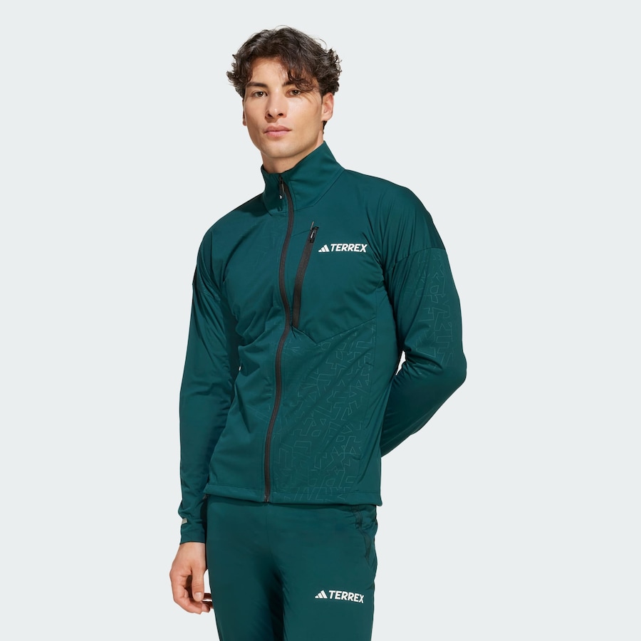 Спортивная куртка ADIDAS TERREX Xperior, зеленый/темно-зеленый — фото 2
