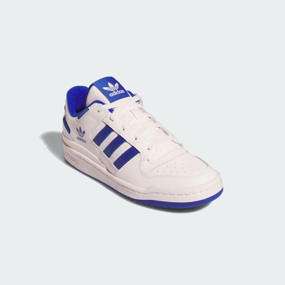 Кроссовки Adidas FORUM LOW CL, цвет White/Team Royal Blue/White — фото 4