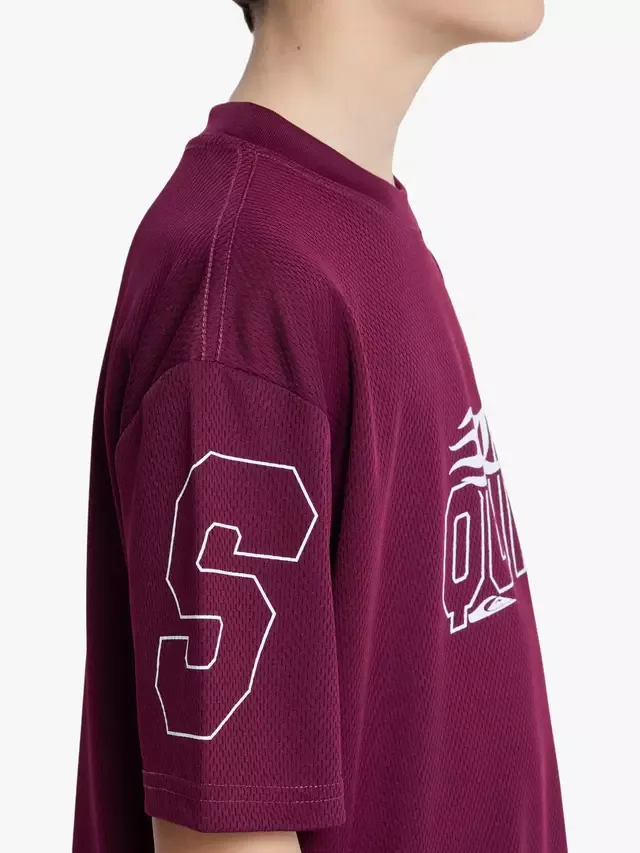 Детская футболка Mercury Americana с логотипом, насыщенно-фиолетового цвета Quiksilver — фото 4