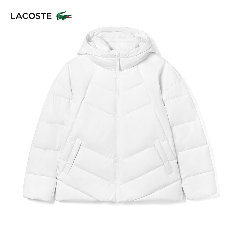 

Пуховик женский Lacoste теплый, белый