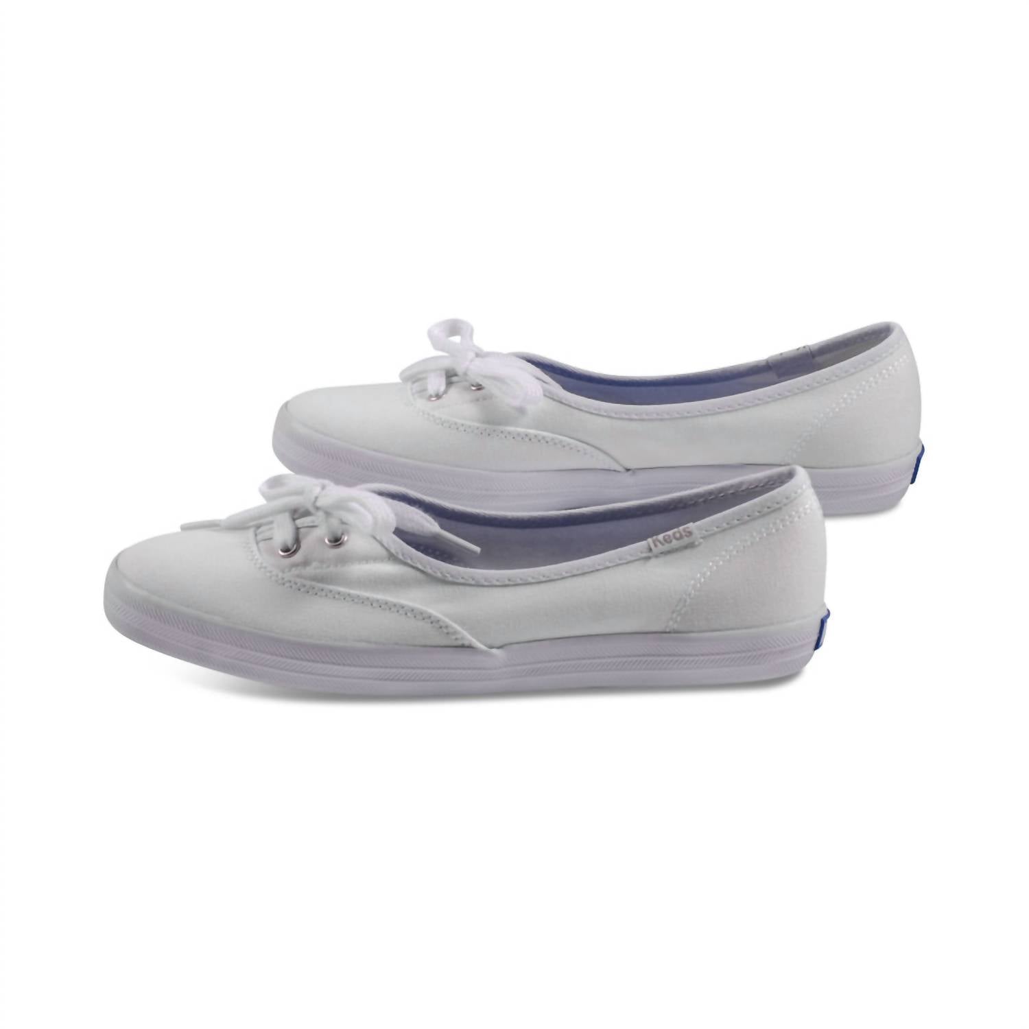 Женские мини-кеды Canvas белого цвета Keds — фото 2