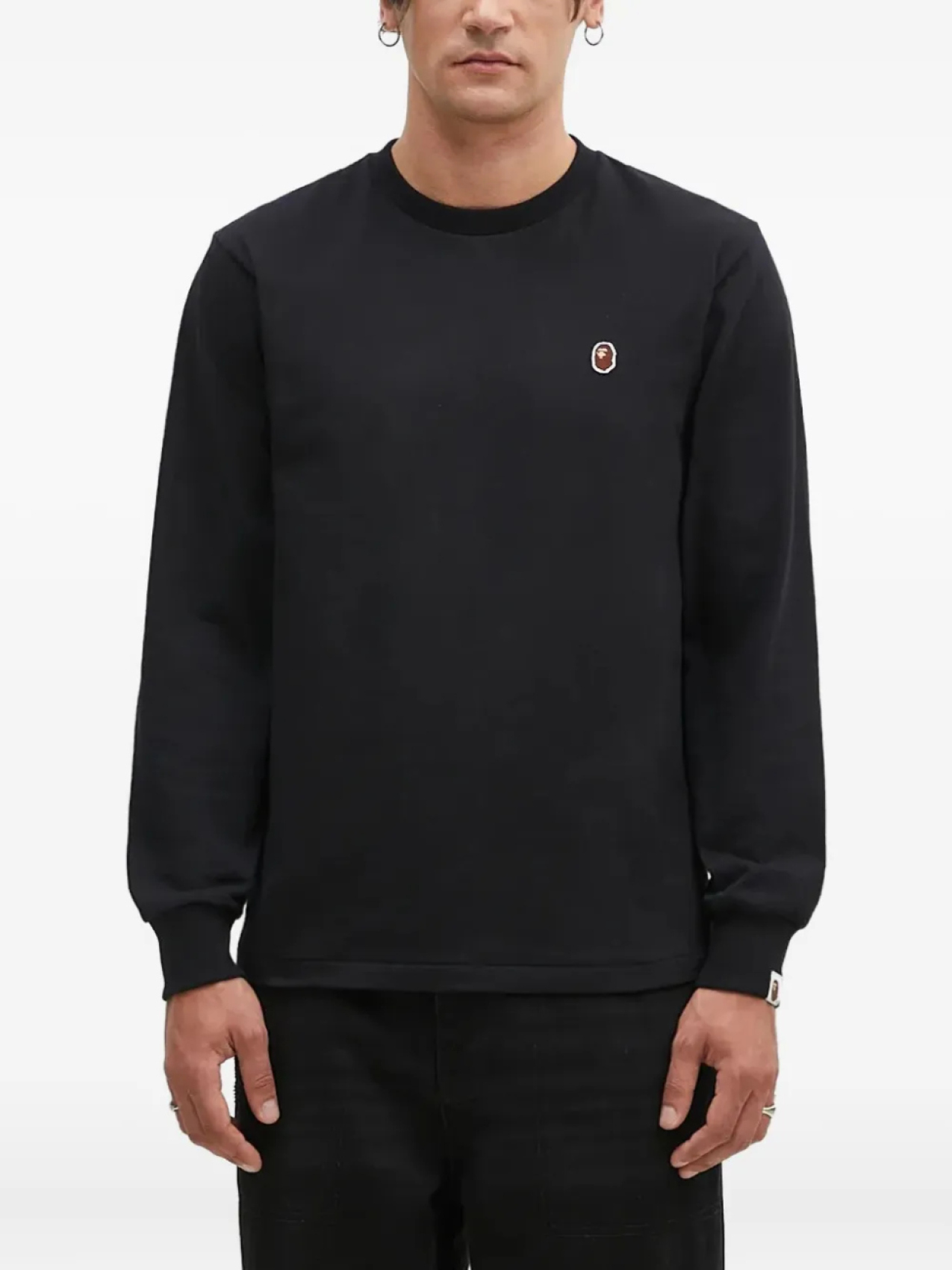 

Толстовка с логотипом BATHING APE One Point A Bathing Ape, черный