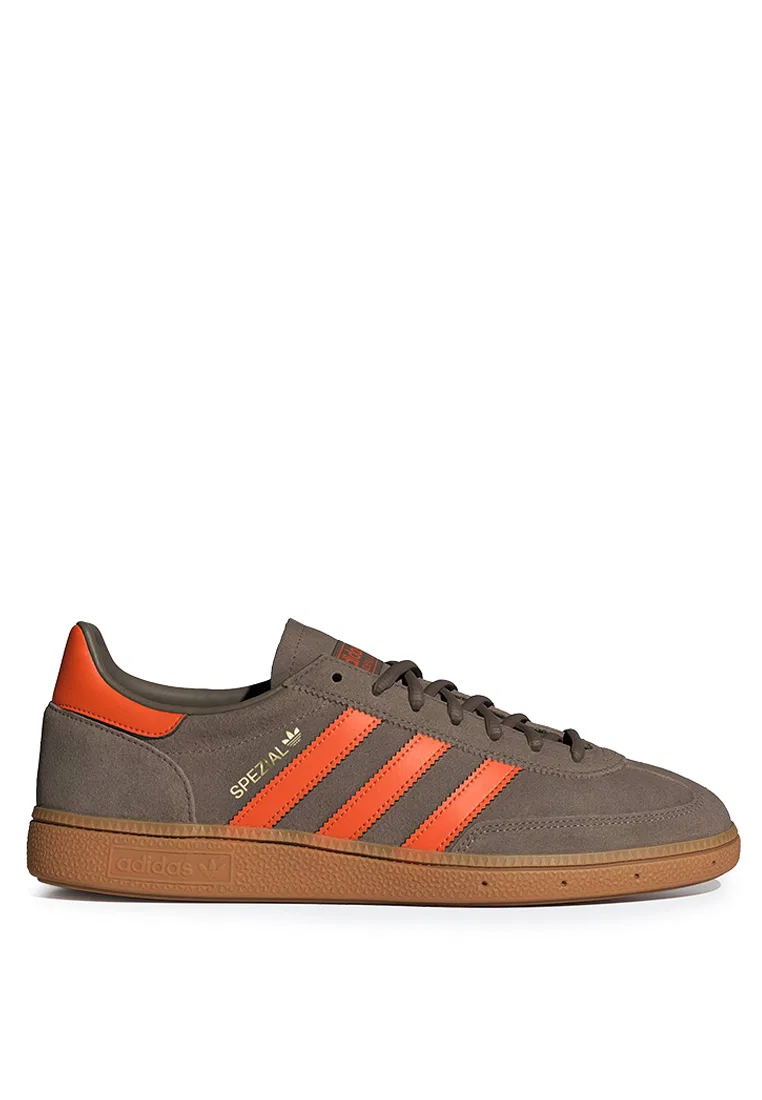 Кроссовки мужские, Handball Spezial, adidas, оранжевый/коричневый/золотой
