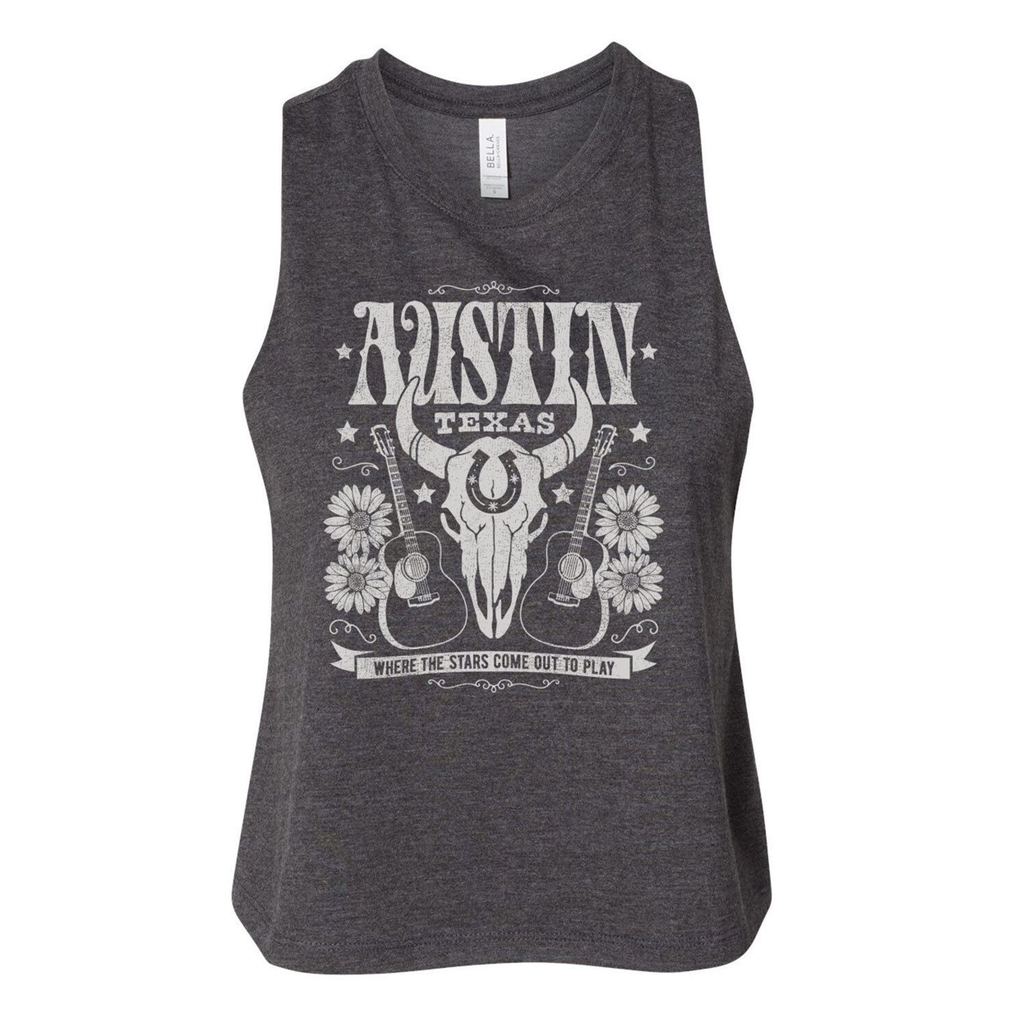 

Юниорская майка Austin Texas Racerback Licensed Character, серый