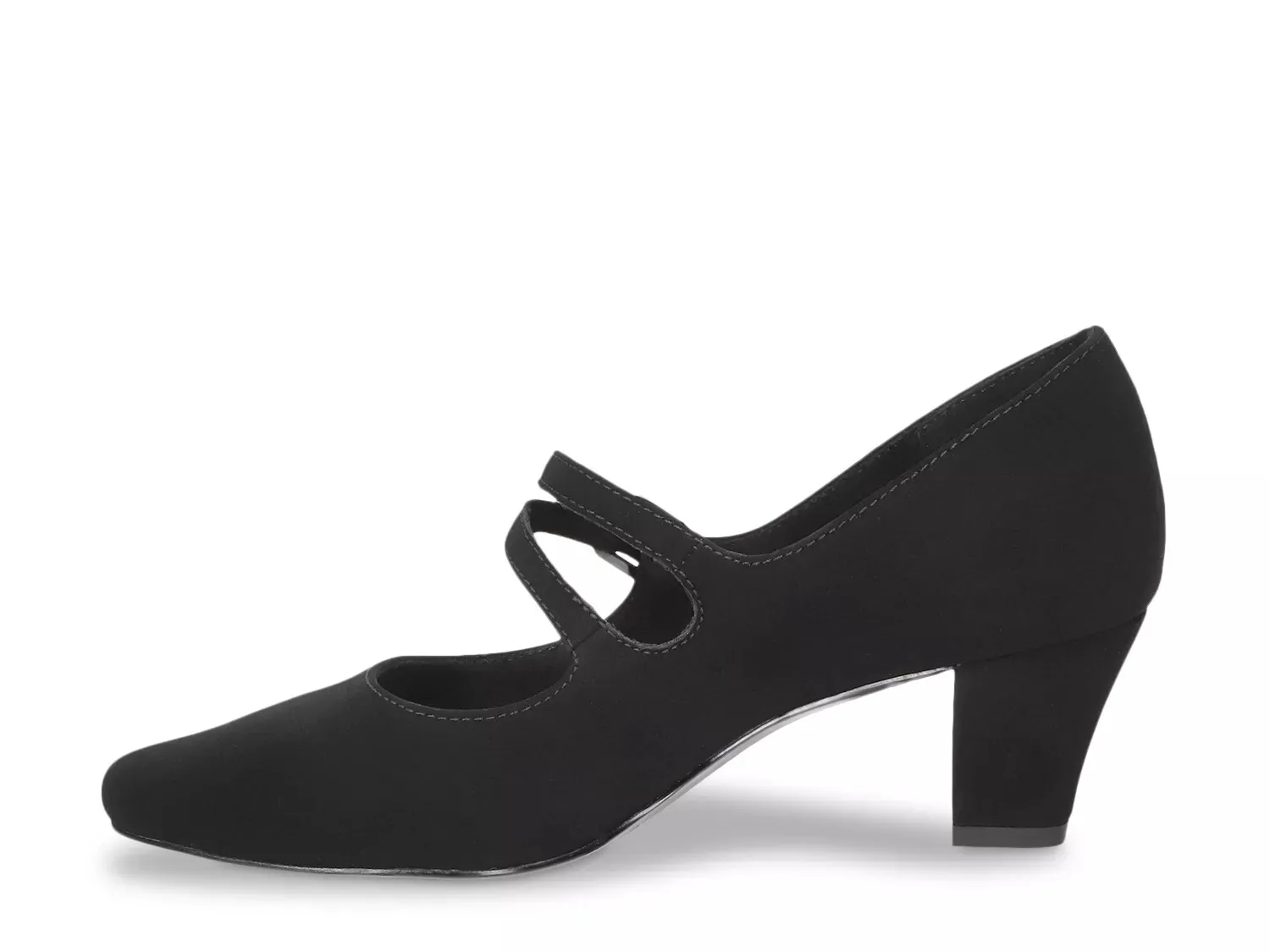 Туфли-лодочки Easy Street Meryl Mary Jane, черная ткань — фото 3