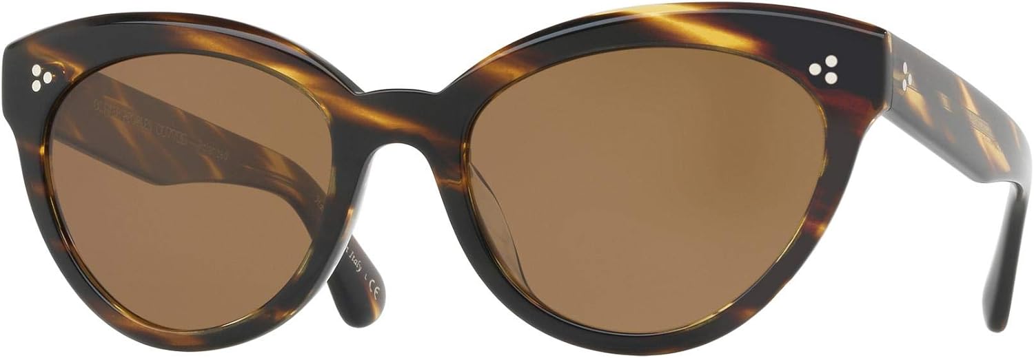 

Солнцезащитные очки Oliver Peoples ROELLA OV5355SU - 100383 цвета кокоболо с коричневыми поляризованными линзами, диаметр линзы 55 мм, 100383 Sunglasses COCOBOLO w/ BROWN POLARIZED Lens