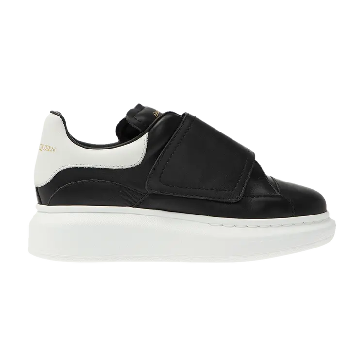 

Кроссовки Alexander McQueen Oversized Grip-Strap Sneaker Kids, черный