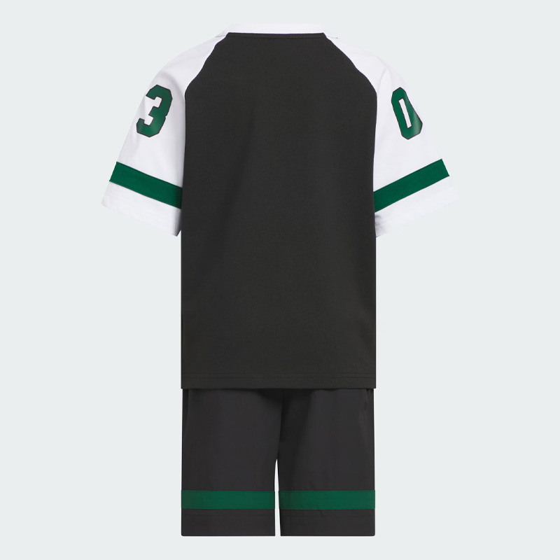 Adidas Originals Повседневная спортивная одежда Black/Dark Green Kids' — фото 3
