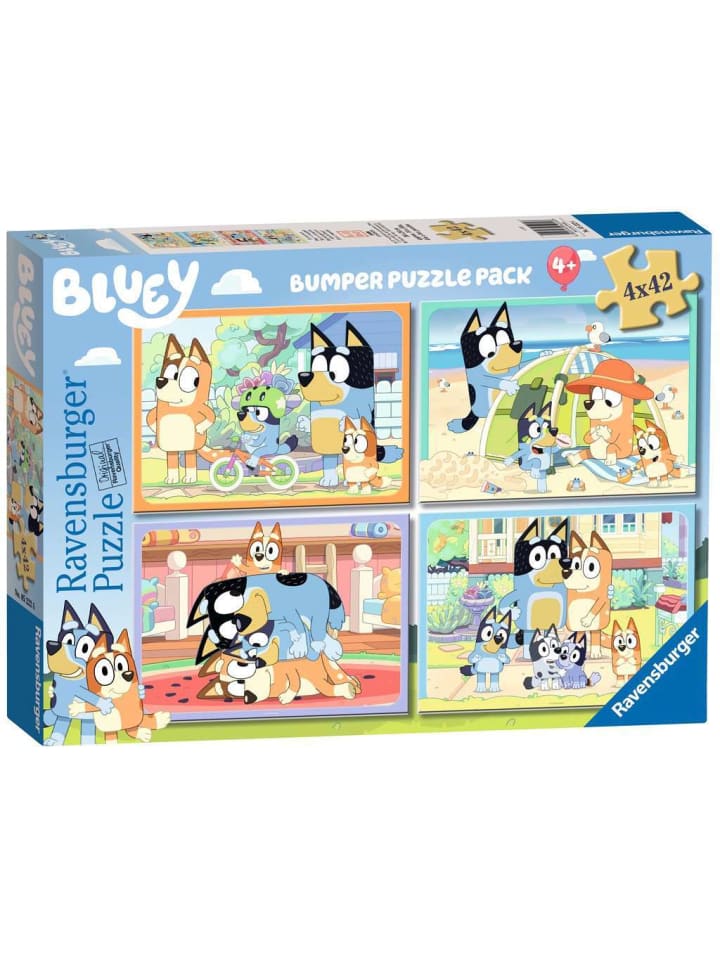 

Пазл Ravensburger, 42 детали, Блюи в красочном исполнении