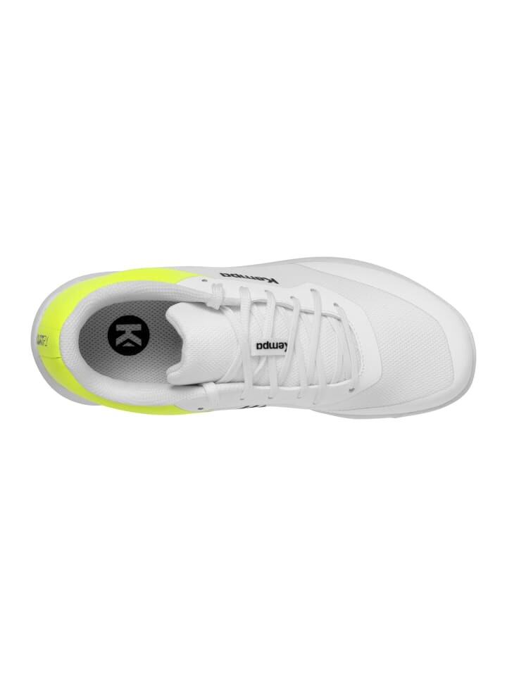 Спортивные кроссовки Kempa Hallen-Sport-Schuhe Kourtfly Three W, цвет weiß/fluo gelb — фото 3