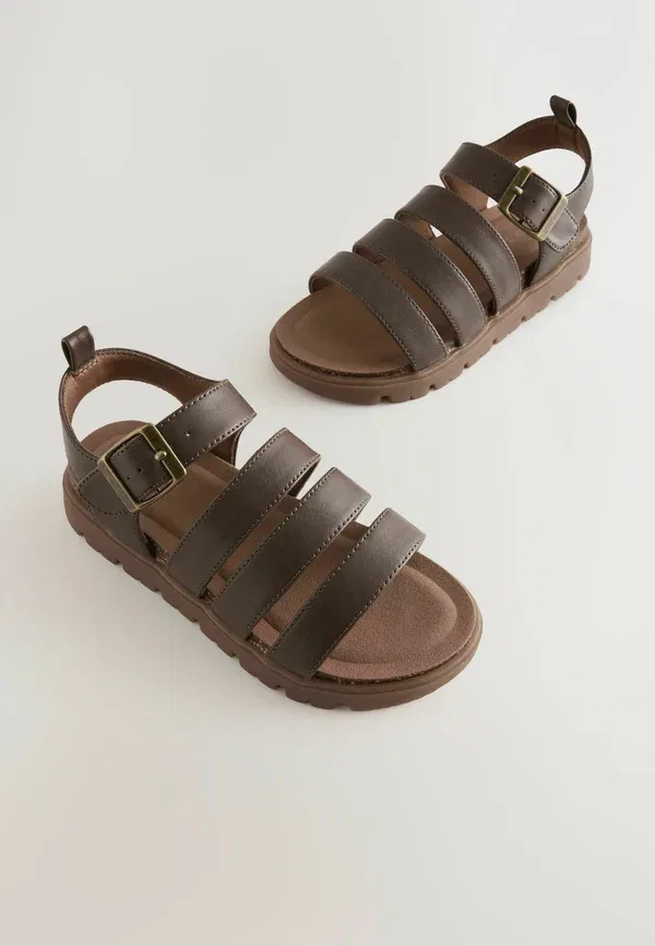 Сандалии Regular fit, Next, chunky sandals, шоколадно-коричневый — фото 2