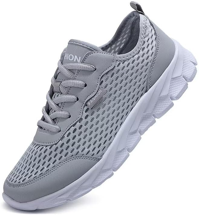 

Мужские облегченные модные спортивные кроссовки для прогулок, бега и путешествий Zonkacen, светло-серый