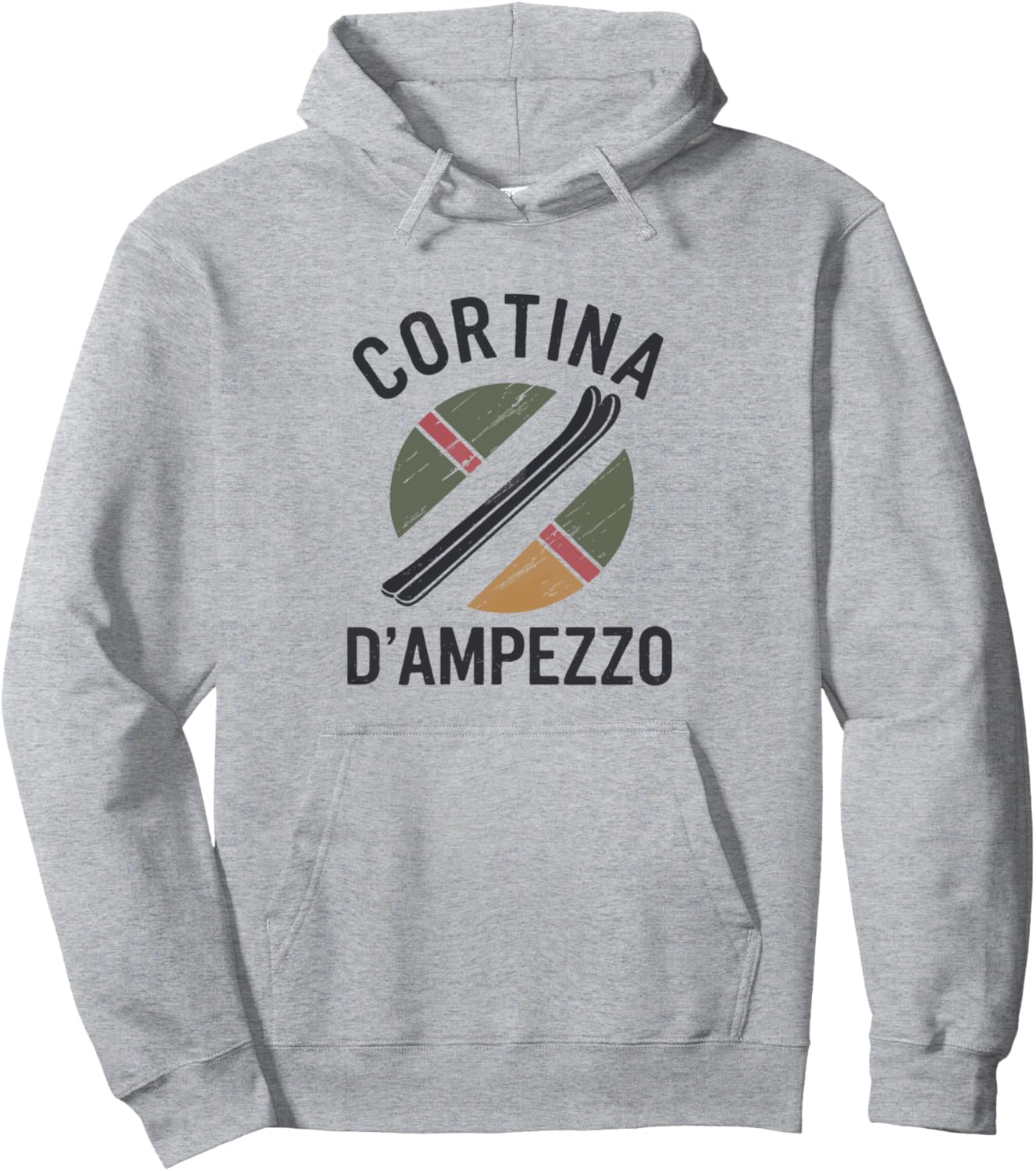 

Худи Cortina d'Ampezzo Winter Sports Italian Design, серый