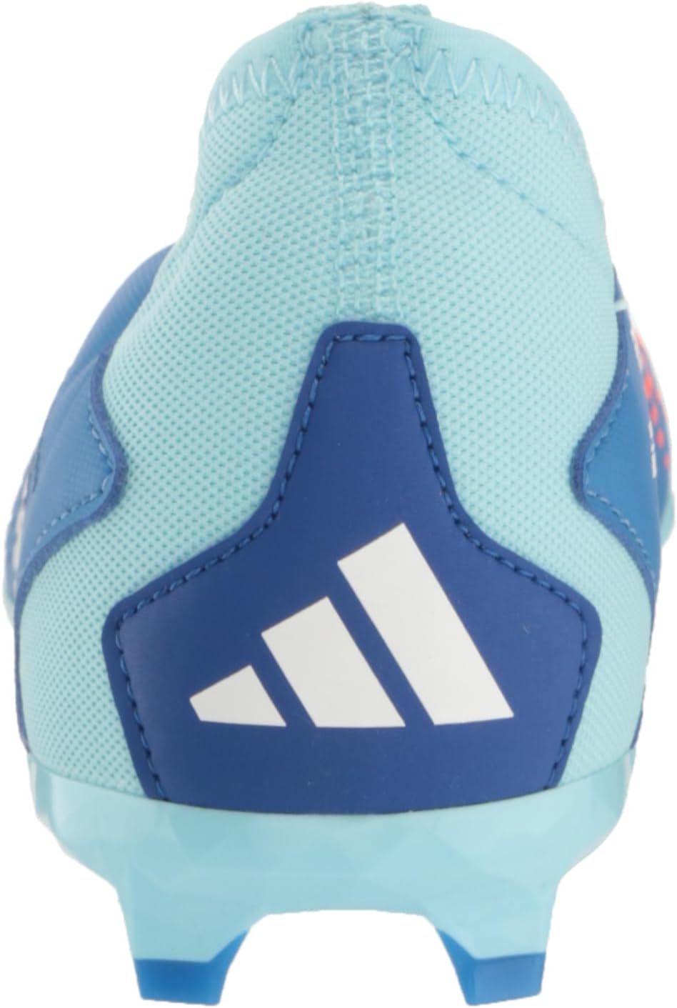 Детские кроссовки adidas Predator Accuracy.3 для твердого грунта без шнурков, белый/синий — фото 3
