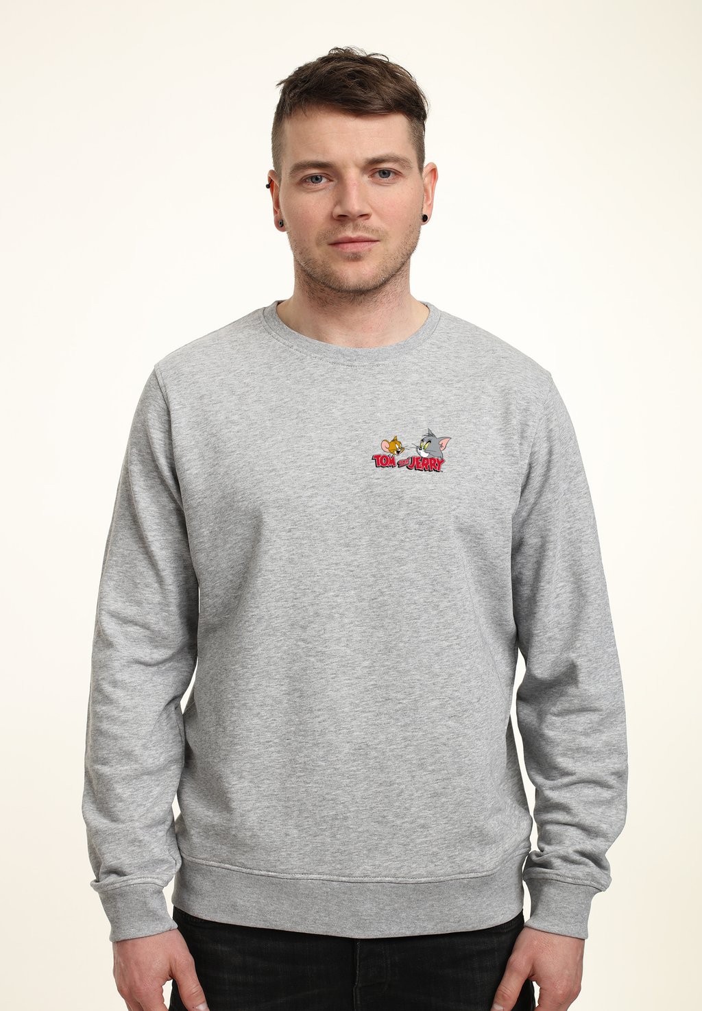 

Толстовка TOM AND JERRY CLASSIC FACES Henry Tiger, цвет Heather Grey