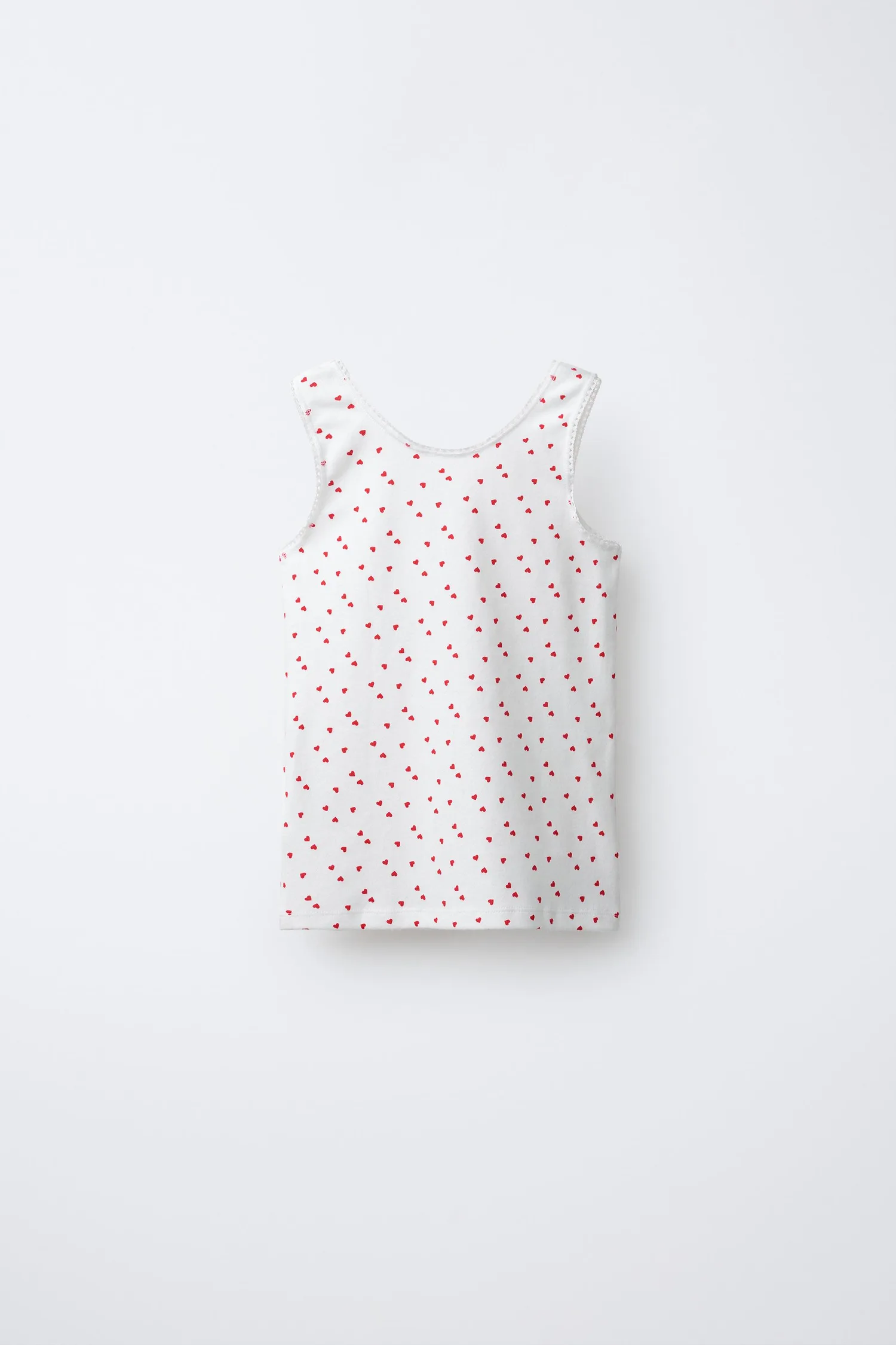 Комплект из 2 жилетов с сердечками Zara, экрю — фото 3