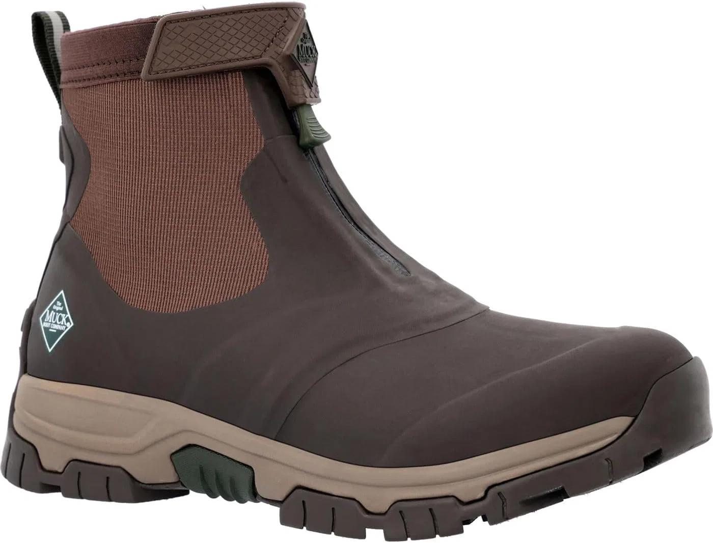 Резиновые ботинки Muck Boots Boys' Apex Mid Zip Wellington Boots, Original Black — фото 2