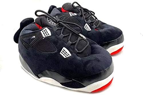 Домашние тапочки KZK KrazeKickz для взрослых - пушистые шлепанцы для женщин и мужчин - унисекс, черный — фото 2