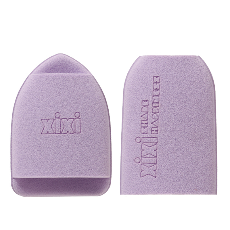 Mini Finger Guards Powder Puff Soft And Non Cakey 2 Pack XIXI, A# Ecru [2 Units] — фото 2