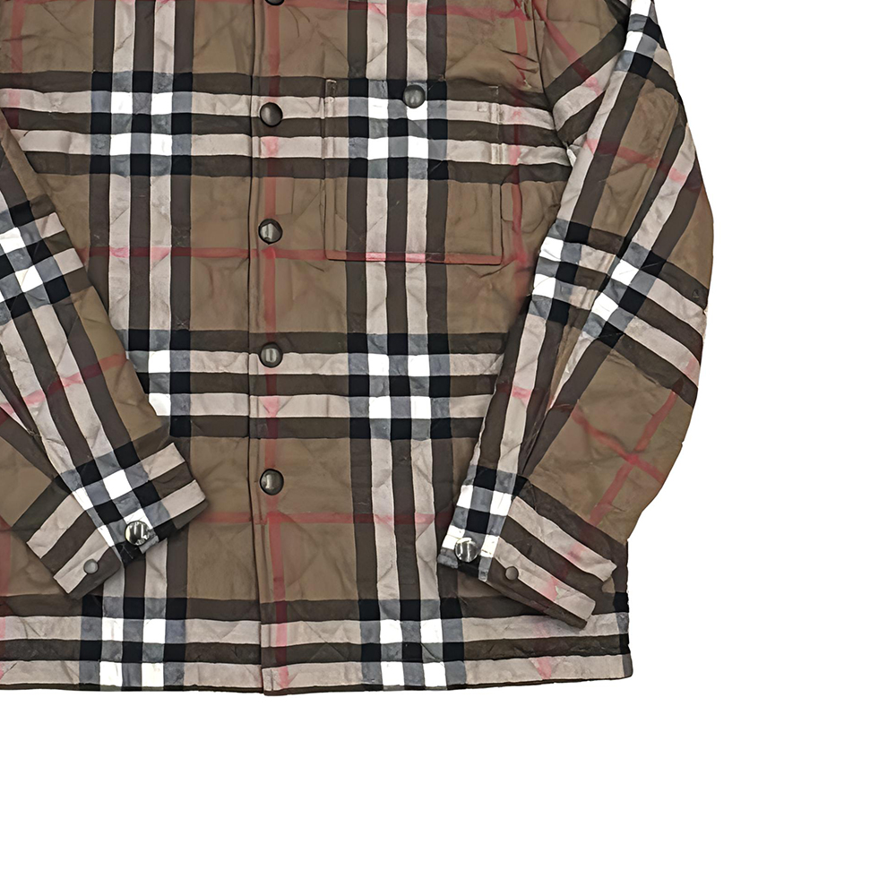 

Forres Diamond Quilted Jacket Burberry, Коричневый