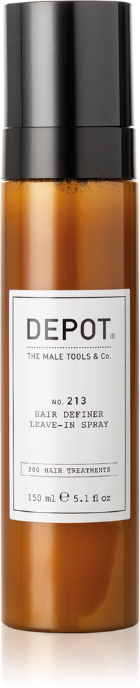 

200 процедур для волос № 213, несмываемый спрей для фиксации волос, увлажняющий спрей-кондиционер Depot, 150 мл