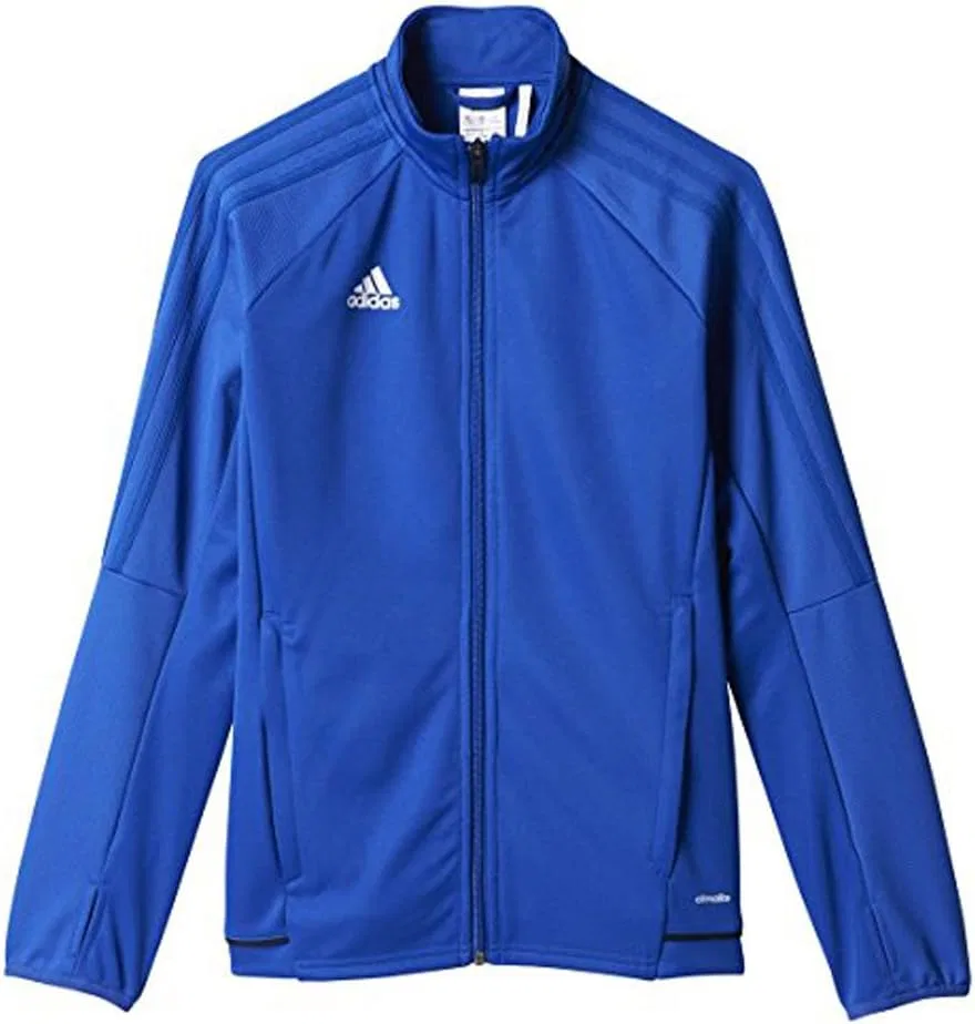 Тренировочная куртка Adidas Youth Tiro 17 для мужчин, синий/черный/белый
