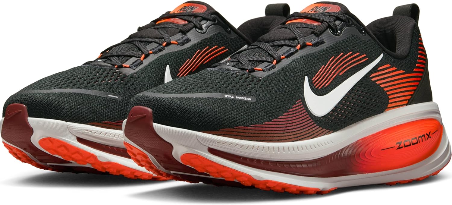 Мужские кроссовки Nike Vomero 18, белый/черный/алый — фото 2