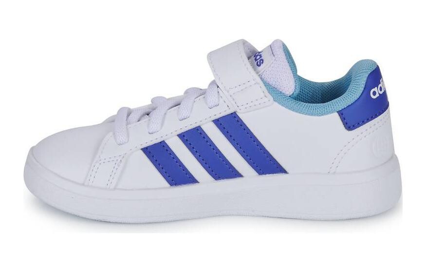 

Кроссовки adidas Grand Court Strap Little Kid 'White Lucid Blue', белый/синий