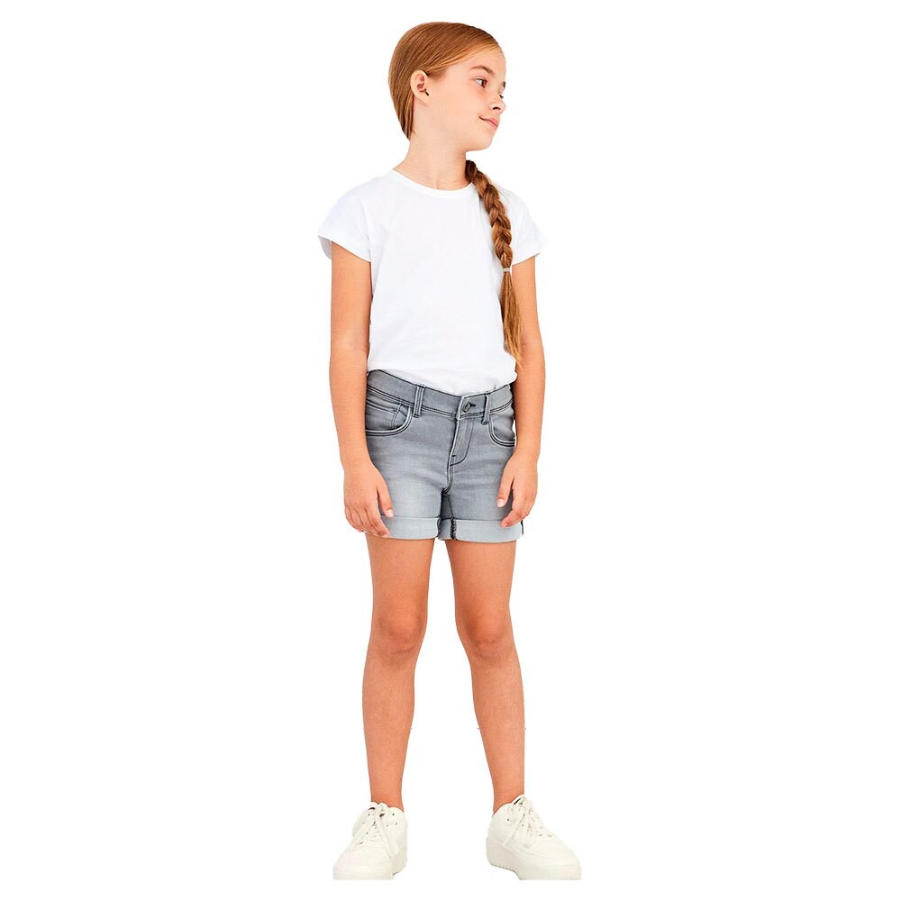

Джинсовые шорты Name It Salli Tasi Regular Waist, серый