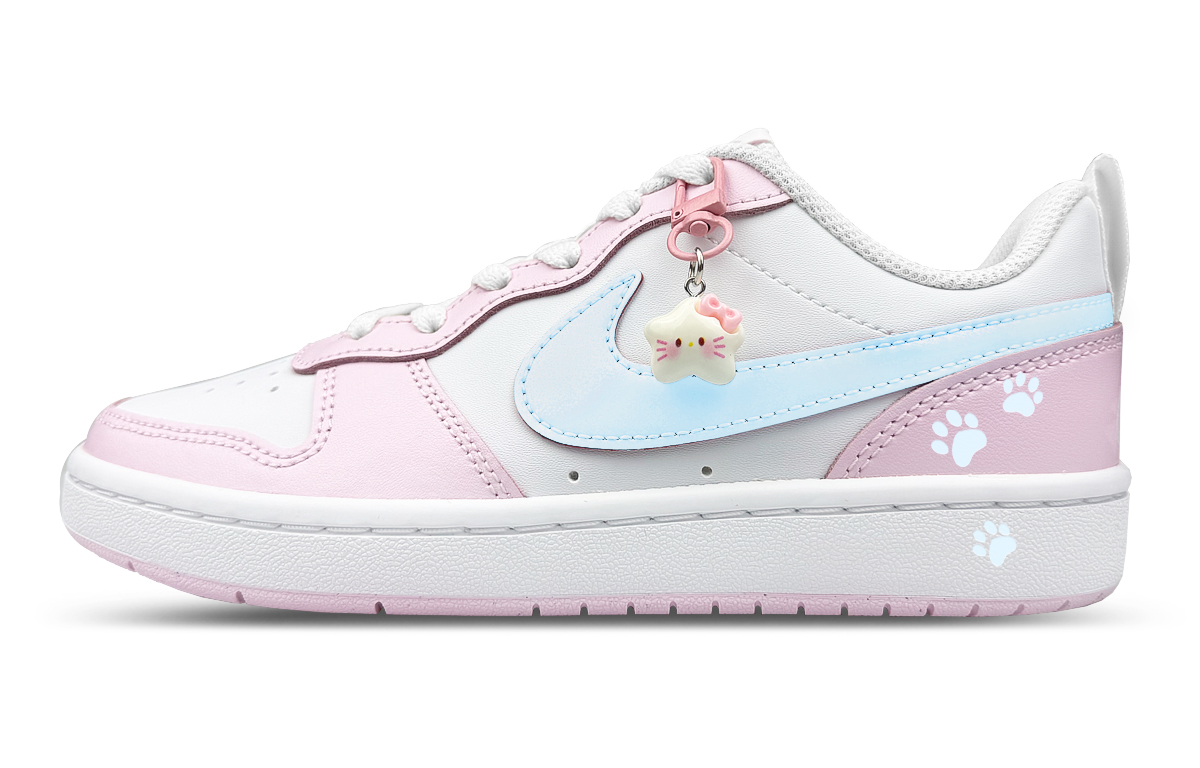 

Кроссовки для скейтбординга Court Borough Low Top детские унисекс Nike, розовый