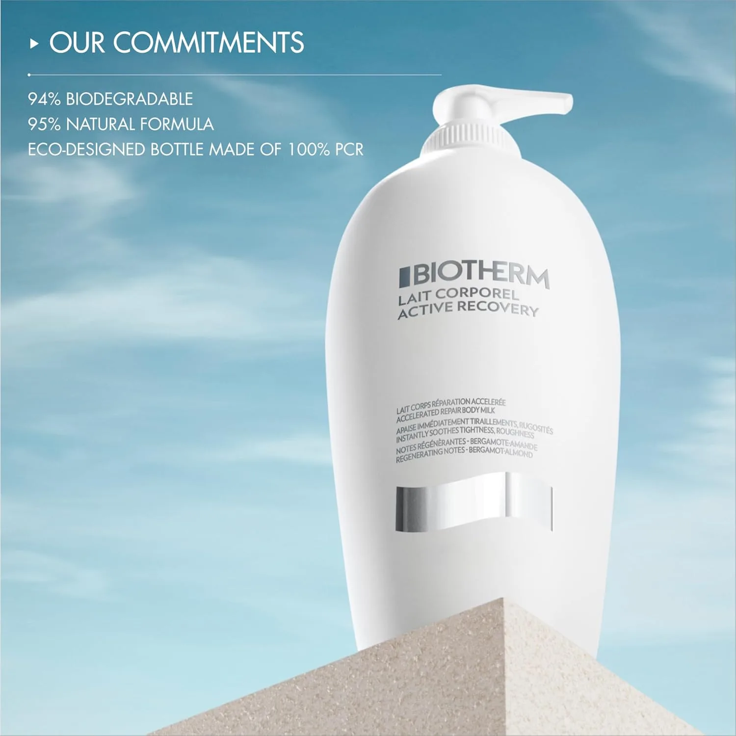 Лосьон Biotherm — Увлажняющий для тела Body Milk подходит для всех типов кожи. Увлажняющий с регенерирующим — фото 4