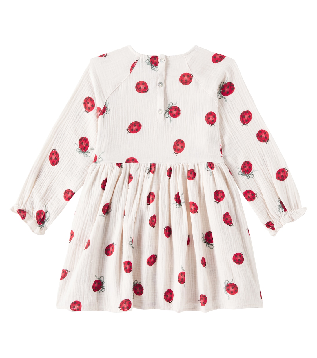 Платье из хлопка с принтом Божья коровка Коко Konges Sløjd, Ladybug Bow — фото 3