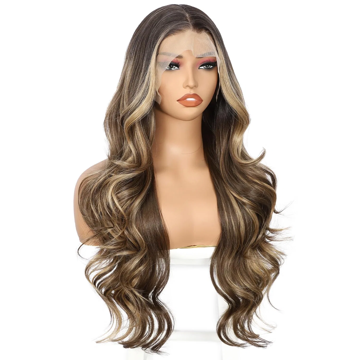 Синтетический парик «Sapphirwigs 13 x 4 Brown Lace Front Wig» от Sapphirewigs Sapphirewigs — фото 3