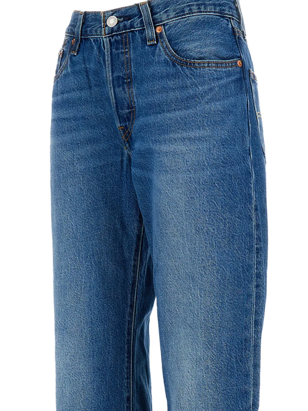 Джинсы с пятью карманами и эффектом потертости Levi'S, синий — фото 3