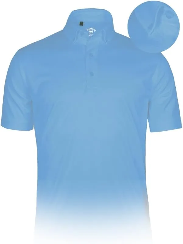 

Мужская поло Monterey Club с коротким рукавом и воротником на пуговицах