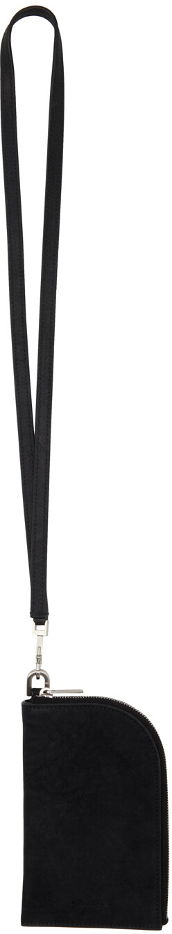 

Кошелек на шею Rick Owens, черный