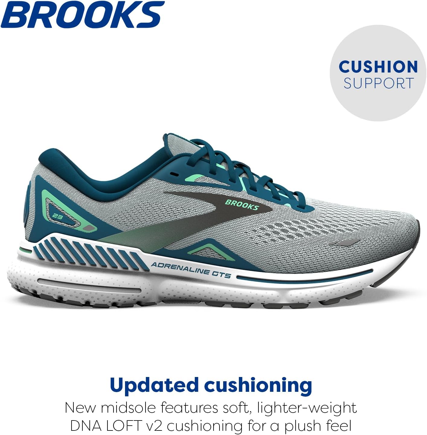 Мужские кроссовки Brooks Adrenaline GTS 23, синий — фото 3