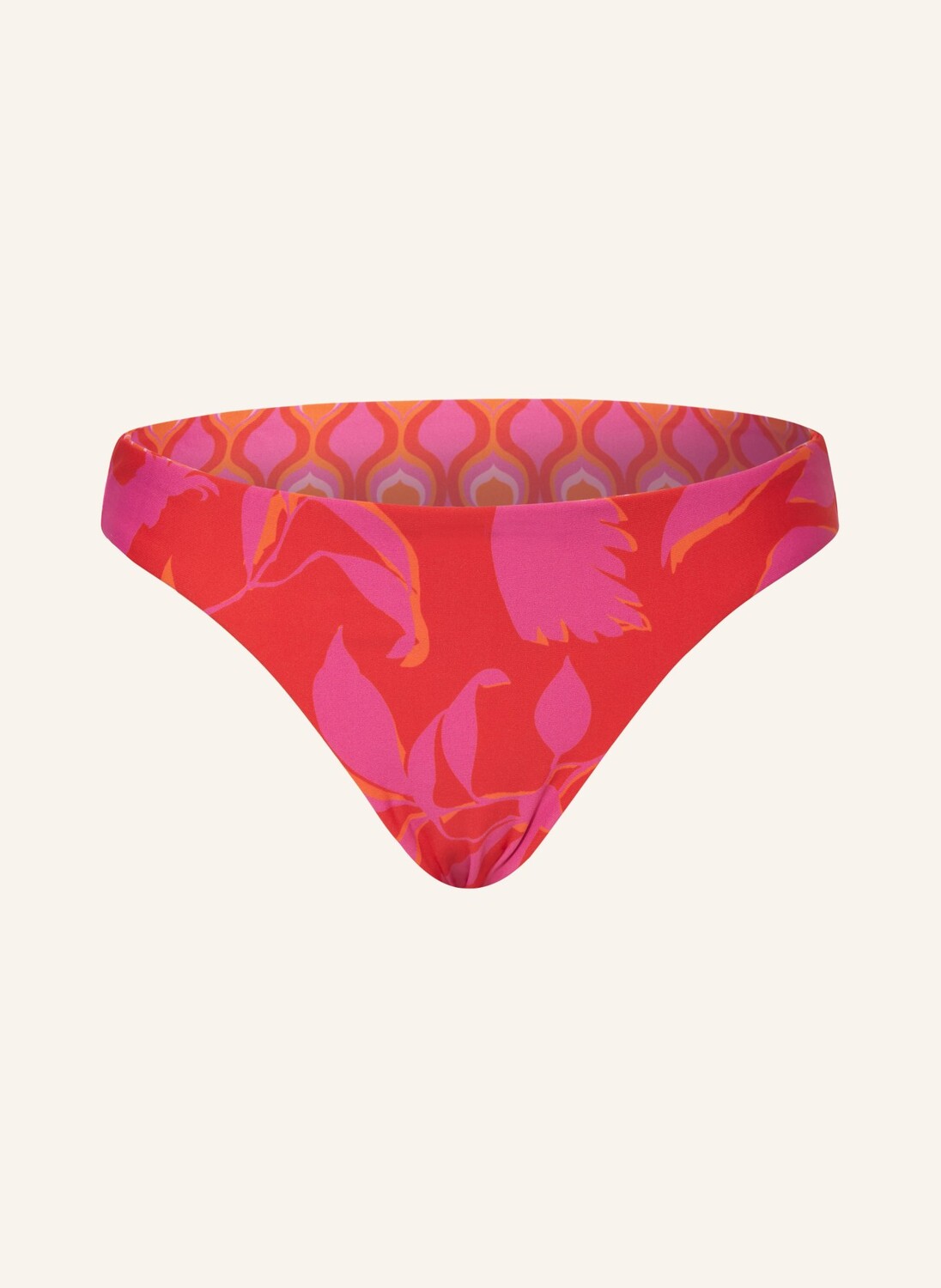 

Двусторонние плавки бикини с трусиками birds of paradise SEAFOLLY, цвет ROT/PINK/ORANGE