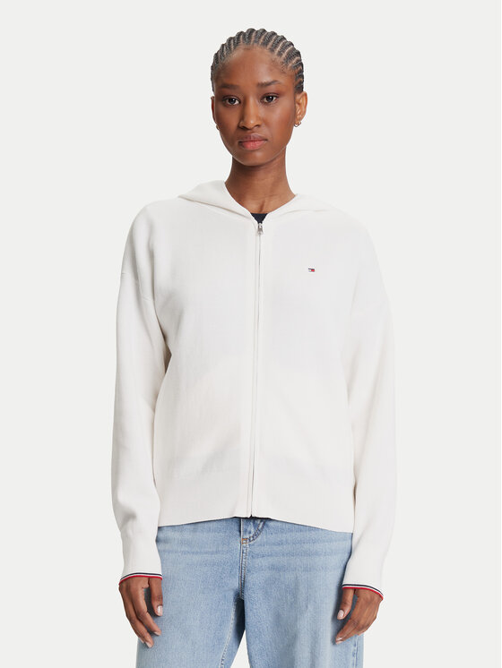 

Кардиган regular fit WW0WW42018 Tommy Hilfiger, экрю