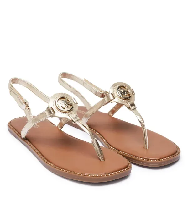 Шлепанцы RILEY Michael Kors Kids, золотой — фото 3