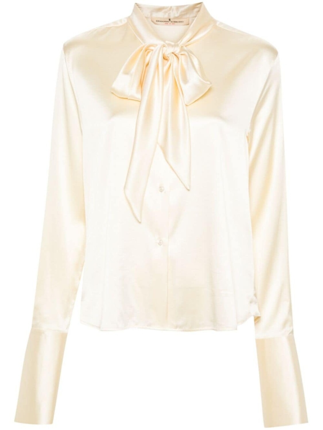 

Ermanno Scervino атласная рубашка, нейтральный цвет
